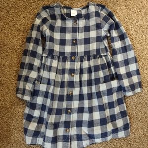 Girls Plaid Dress